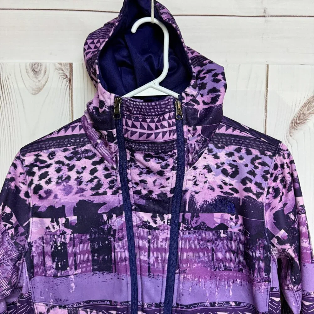 The‎ North Face Thatch Hooded Full-Zip Jacket Women’s Medium Purple EUC